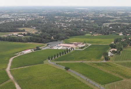 Photo mariage drone Château Lafitte  - 002