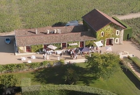 Photo mariage drone Château Malartic-Lagravière  - 002