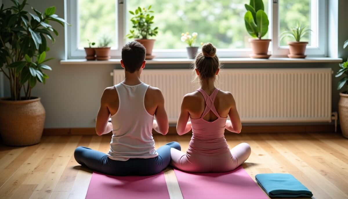 Yoga à deux : des routines partagées pour cultiver la complicité en couple Yoga à deux : des routines partagées pour cultiver la complicité en couple